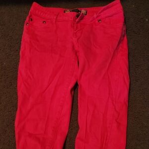 Bold Red Jeans